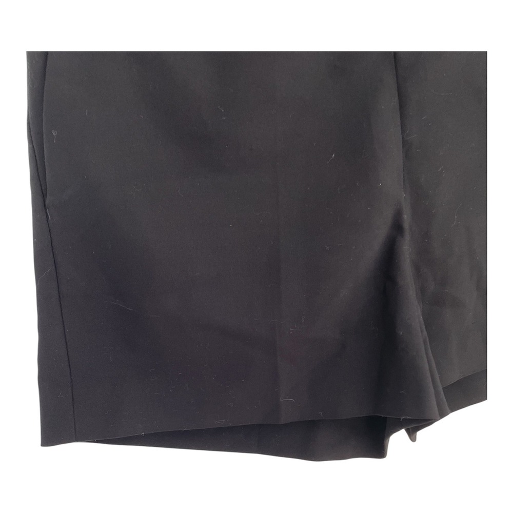 Express Women Black Dress Shorts Size 6 Side Zip Tailored Pockets Solid - Picture 2 of 5